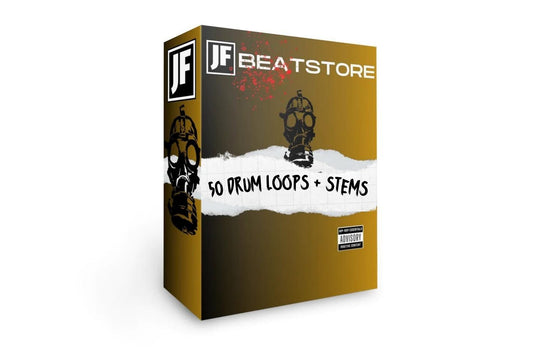 50 Full Drum Loops + Stems